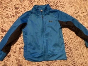 Kids Under Armour Blue Black Jacket Size 4T - Picture 1 of 1