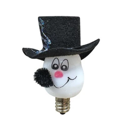 VICKI JEAN'S Silicone Dipped - Novelty Frosty W/ Pipe Light Bulb Candelabra Socket - 3 Watt