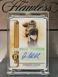 2023 Gold Standard Desmond Ridder #GF-DR Gold Fingers Auto #10/10 - Picture 1 of 2