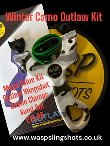 WASP Winter Camo "Outlaw" Kit ... OTT Slingshot - Picture 1 of 4