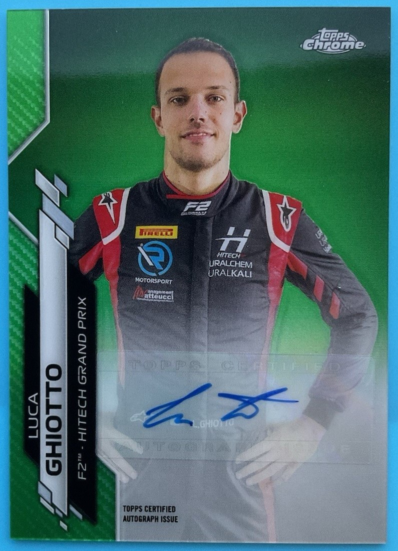 2020 Topps Chrome Formula 1 - Luca Ghiotto #F1A-LG for sale 2020 Topps Chrome Formula 1 - Luca Ghiotto #F1A-LG for sale