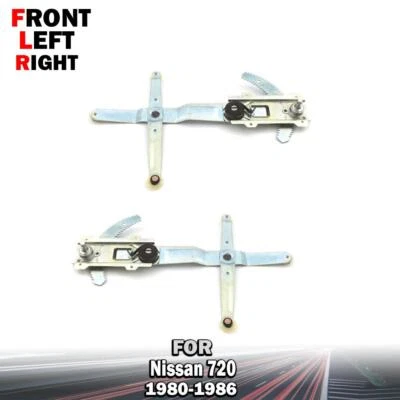 Par regulador ventana puerta LR delantero para Nissan Datsun 720 J18 SD23 1980-1986 Foto 1 de 4