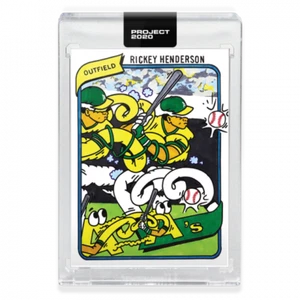 2020 Topps Project 2020 Rickey Henderson #168 by Ermsy - Picture 1 of 2