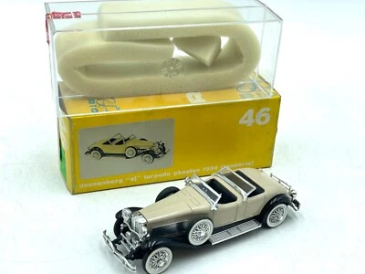 Vintage Rio 46 DUSSENBERG "SJ" TORPEDO PHAETON 1934  1/43 #AC - Immagine 1 di 4