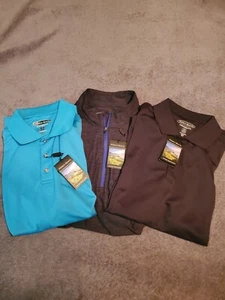 Pebble Beach Golf Clothes Bundle - BRAND NEW - Large - Polos Quarter Zip Jacket - Picture 1 of 7