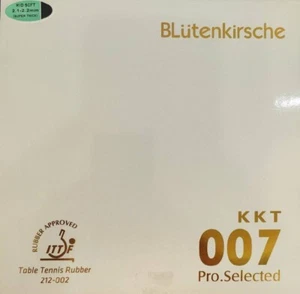 KKT 007 Pro. Gomas de tenis de mesa seleccionadas, medio suave (aprox. 38 grados), negro - Imagen 1 de 2