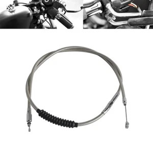 For Harley Sportster XL883 XL1200 Stainless Steel Clutch Cable Wire 180CM Silver - Picture 1 of 10