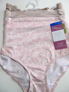 Olga Warners 3-Pack stretch cotton BRIEF panties high waist wide waistband 1X/16 - Picture 1 of 5