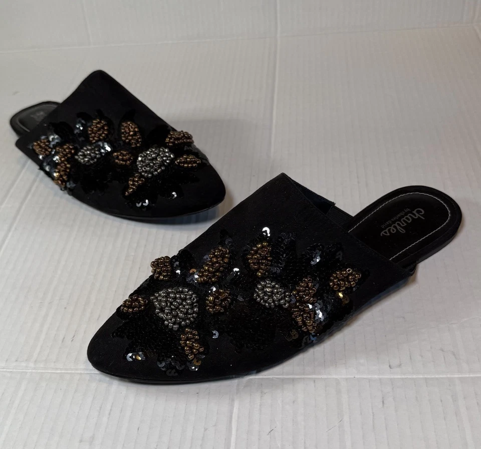 Charles by Charles David Women's Size 10M Fickle Beaded Embellished Mule Black - Изображение 1 из 4