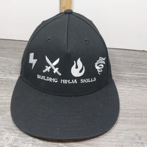 Mütze Kappe Legoland Florida Resort schwarz Druckknopflasche Gebäude Ninja Fähigkeiten flacher Schirm - Bild 1 von 7