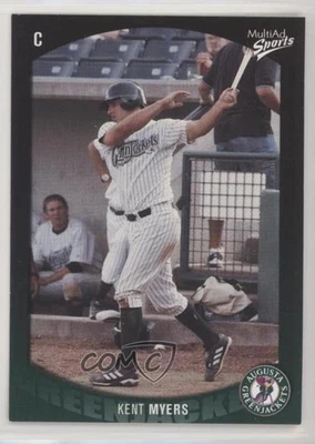 2003 MultiAd Sports Augusta GreenJackets Kent Myers #19 - Image 1 of 2