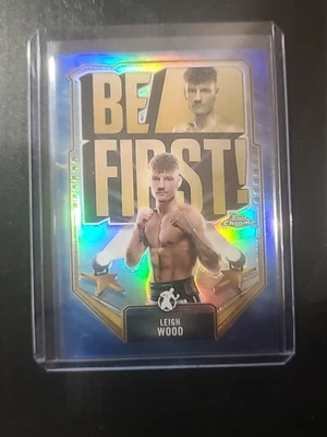 2024 Topps Chrome Boxing #BF-9 Leigh Wood Be First! SSP - Image 1 of 2