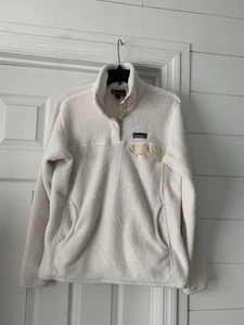 Patagonia Womens Re-Tool Snap T Fleece Pullover Large Polartec Dark Natural - Picture 1 of 7