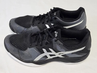 ASICS GEL-Tactic 2 Volleyball Shoes 1072A035 Black Silver Women's Size 9 - Image 1 of 4