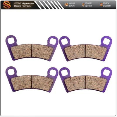 Front Carbon fiber Brake Pads for 2009-2013 2011 2012 Polaris RZR S 800 EFI - Image 1 of 4