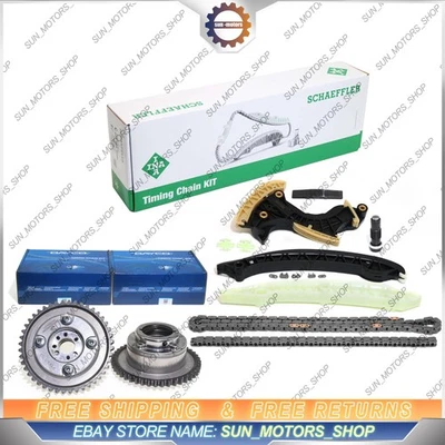 Camshaft Adjuster&Timing Chain Kit for Mercedes W204 W212 C250 M271 1.8T L4 Foto 1 de 4