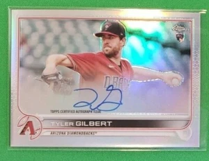 2022 TOPPS CHROME Tyler Gilbert RC RA-TG Refractor Auto /499 - Picture 1 of 2
