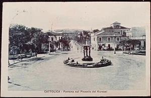 1930 - Cattolica -fontana su piazza Kursaal - Picture 1 of 1