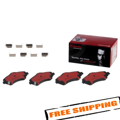 Brembo P11025N Ceramic Front Disc Brake Pad Set for 2018 Jeep Wrangler JK - Image 1 of 4