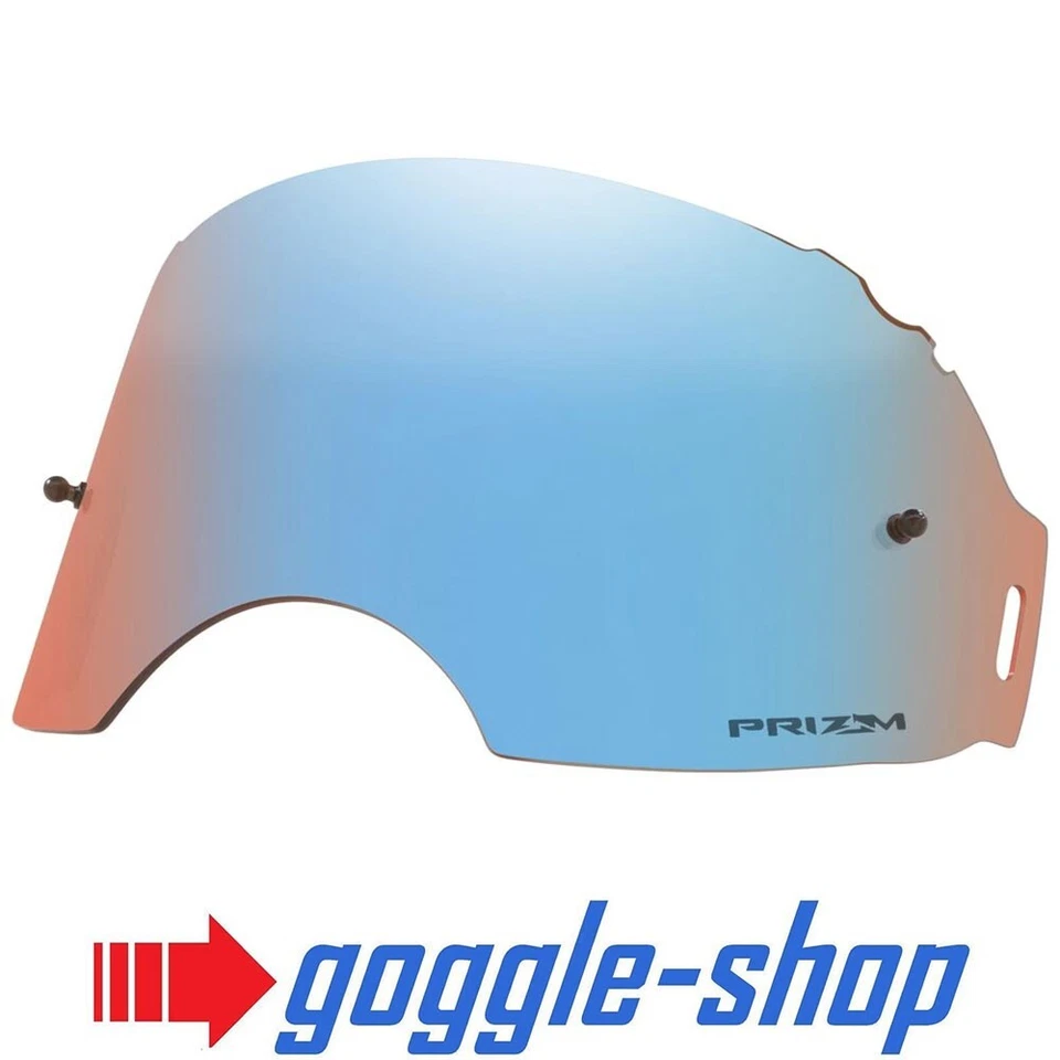 Lente espejo Oakley Airbrake Motocross MX Prizm Sapphire Iridium Foto 1 de 1