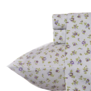 Laura Ashley Home Dcor Sheet Set 4PC 300TC 100% Cotton Smooth Sleek Soft Smooth - Picture 1 of 138