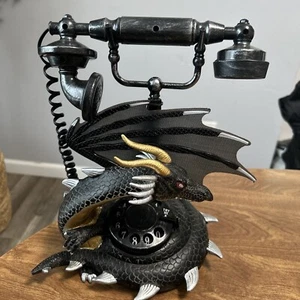 Anillos de teléfono embrujado Gemmy Dragon utilería de Halloween luces de sonido 8 - Imagen 1 de 2