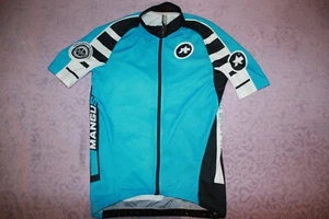 Jersey de ciclismo Assos Campionissimo Racing Mangussta azul blanco negro mediano - Imagen 1 de 15