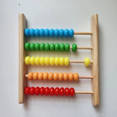 Travel Rainbow Colorful Beads Abacus Toy For Kids Educational Counting Tool - Image 1 of 4
