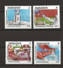 ZIMBABWE 2021 CORNA - AWARNESS, VACCINATION SET OF 4 MNH