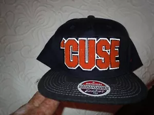 Syracuse "'CUSE" Brand NEW Official NCAA Cap TAGS!!! Raised Logo Adjustable - Picture 1 of 4