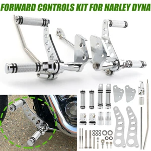 Billet Forward Controls For Harley Dyna Street Bob Super Glide Low Rider Fxdb - Picture 1 of 17