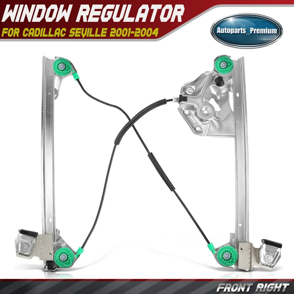 Regulador ventana eléctrica sin motor para Cadillac Sevilla 2001-2004 delantero derecho Foto 1 de 4