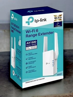 TP-LINK RE505X Extender Internet Booster | New | Sealed | Dual Band | 5G / 2G - Image 1 of 4