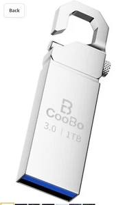 CooBo USB 3.0 Flash Drive - 1TB: Rugged, Waterproof, Metal, High-speed Transfer,