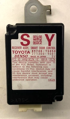 Lexus HS250h HS 2010 2011 2012 receptor de control de puerta inteligente 89740-75050 nuevo Foto 1 de 4