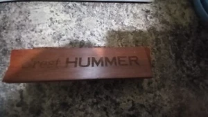 Hummer handcrafte flip up box with high quality carved wooden medium ceramic tip - Picture 1 of 7