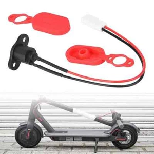 For Xiaomi M365 Electric Scooter Power Charger Cord Cable+Charging Port Cover - Picture 1 of 9