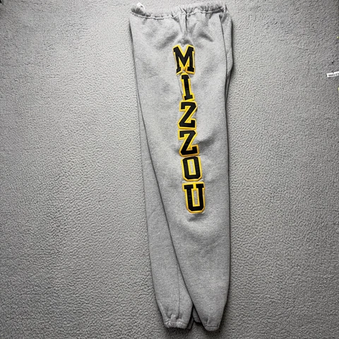 Mizzou Tigers Sweatpants Joggers Mens Large Gray Russell Stretch NCAA Athletic Cover