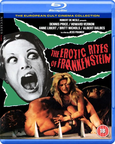The Erotic Rites of Frankenstein Jesus Franco Cult Horror 1972 Blu-ray Nucleus