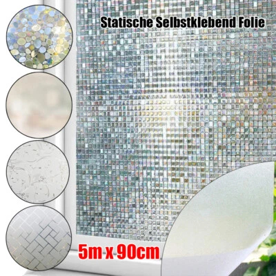 Fensterfolie Sichtschutzfolie Milchglasfolie Statische Folie Selbstklebend Folie - Bild 1 von 4