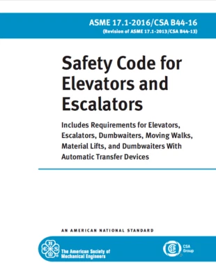 Safety Code for Elevators and Escalators 2016 Paperback New Stock Free Shipping - Image 1 of 4