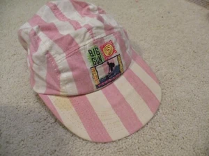 Vintage Big Gun 80er Surfmütze gestreift Stretch Passform BIG GUN Jugend Made USA - Bild 1 von 11