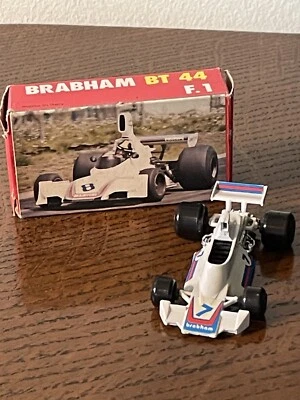 COCHE DE CARRERAS POLISTIL CLUB 33 BRABHAM BT 44 F.1 DE COLECCIÓN. CAJA ORIGINAL. Foto 1 de 4