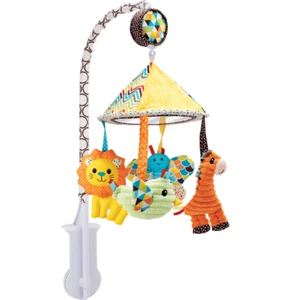 Infantino Musical Mobile Musik 3-minütige Melodie Spiegel Ø 14 cm Bunt B-WARE - Bild 1 von 1