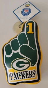 Green Bay Packers stuffed "foam finger" plush from 2000 - Packer Rule #1 - Picture 1 of 5