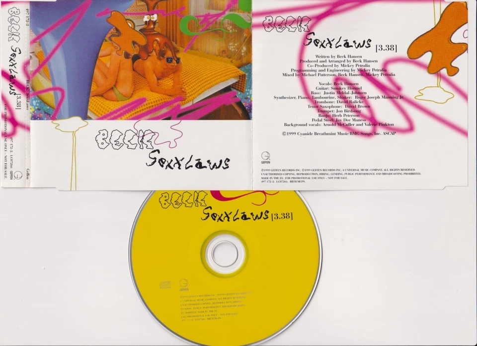 Beck – Sexx Laws - Import 1 Track Promo Maxi CD 1999 Geffen Records - Bild 1 von 1