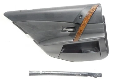 04 05 06 07 BMW 545i E60 TRASERO IZQUIERDO LADO DEL CONDUCTOR PANEL MOLDURA OEM  Foto 1 de 4