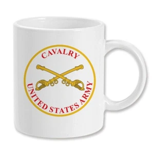 Kavallerie Plakette 11 Unzen Keramik Kaffeetasse Teetasse - Bild 1 von 1