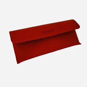 Guess Glasses Case Red Authentic Eyewear Magnetic Snap Eyeglasses Case Only New - Picture 1 of 7