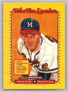 1988 Donruss Warren Span Puzzle Card - Picture 1 of 1